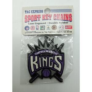 Vintage Tag Express Sacramento Kings NBA Sport Key chain